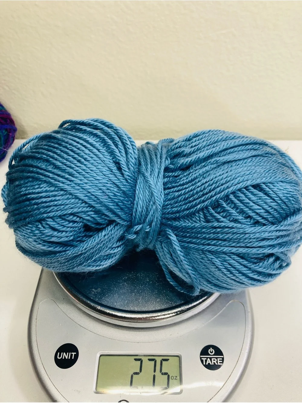Funky Yarn: Bernat Bamboo White & Assorted Blue Yarn Bundle